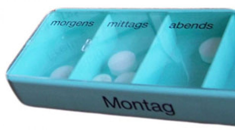 Dosierhilfe zum Einteilen von Tabletten © Krebsinformationsdienst, Deutsches Krebsforschungszentrum