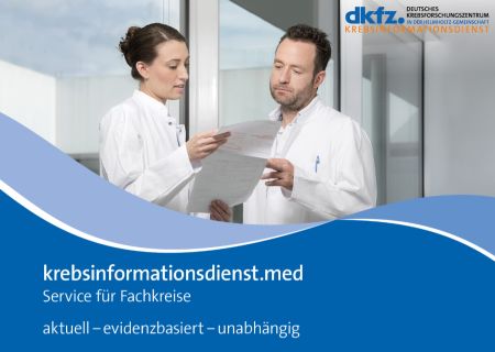 Postkarte krebsinformationsdienst.med – ein Service für Fachkreise